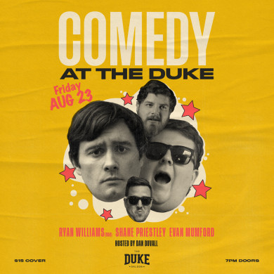 Comedy Night at The Duke | MyZone Tickets